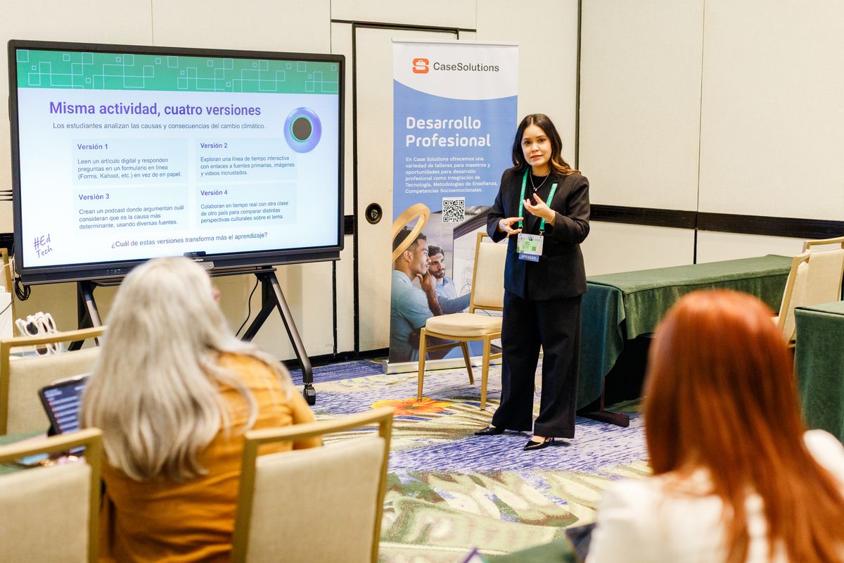 A bilingual breakout session on transforming classroom activities