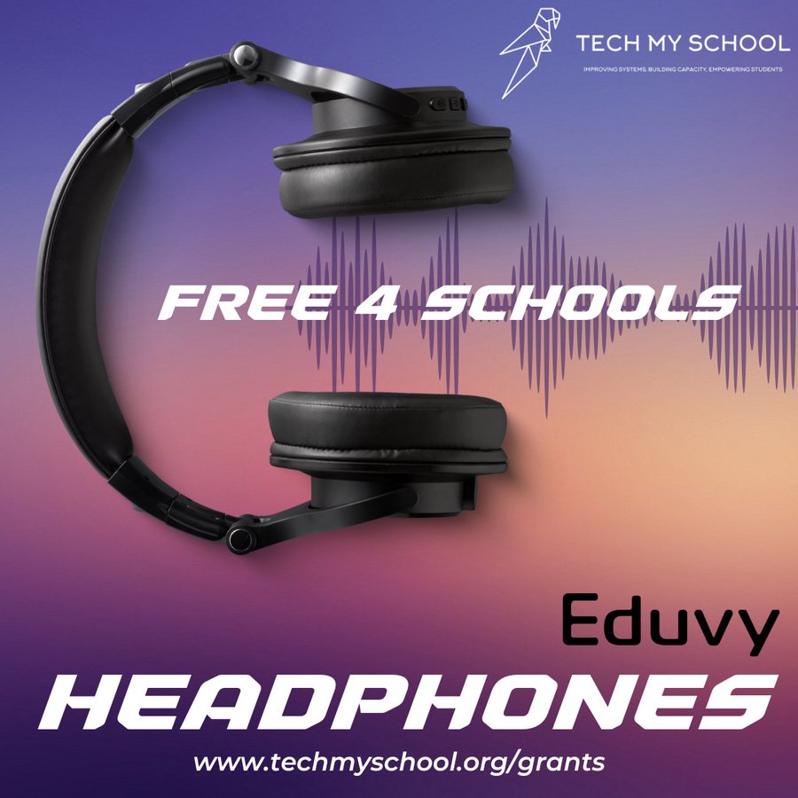 Free 4 Schools — Eduvy headphones grant from Tech My School