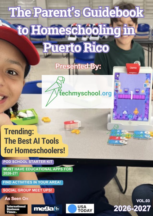 Cover of The Parent's Guidebook to Homeschooling in Puerto Rico, 2026-2027 edition