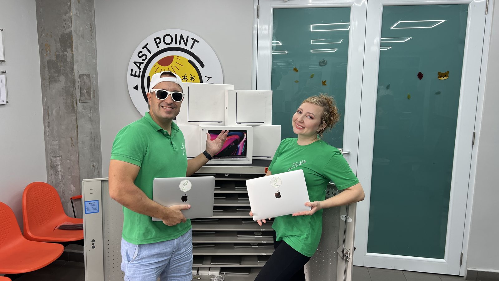 Delivering interactive panels to schools